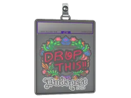 Sticker Slab | drop (Embroidered) | Budapest 2025