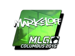 Sticker | markeloff (Foil) | MLG Columbus 2016