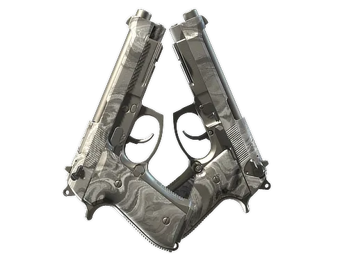 Dual Berettas | Silver Pour (Factory New)