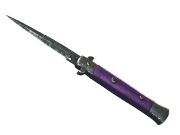 ★ StatTrak™ Stiletto Knife | Ultraviolet (Battle-Scarred)
