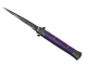 ★ Stiletto Knife | Ultraviolet (Battle-Scarred)