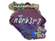 Sticker | n0rb3r7 (Glitter, Champion) | Rio 2022 CS2 skin