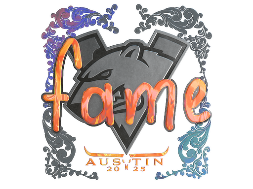 Sticker | fame (Holo) | Austin 2025