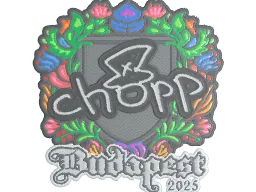 Sticker | chopper (Embroidered) | Budapest 2025