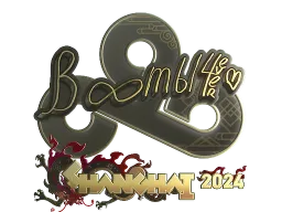 Sticker | Boombl4 (Gold) | Shanghai 2024