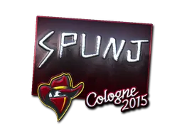 Sticker | SPUNJ (Foil) | Cologne 2015