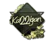 Sticker | karrigan (Gold) | Rio 2022 CS2 skin