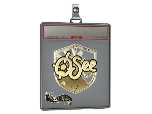 Sticker Slab | oSee (Gold) | Paris 2023