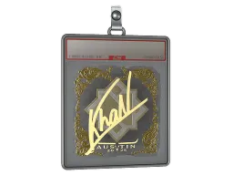 Sticker Slab | khaN (Gold) | Austin 2025