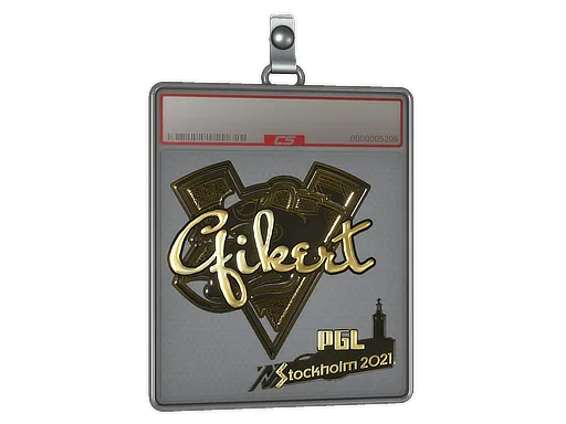 Sticker Slab | Qikert (Gold) | Stockholm 2021