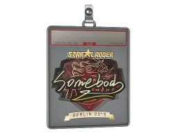 Sticker Slab | somebody (Gold) | Berlin 2019