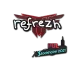 Sticker | refrezh | Stockholm 2021 CS2 skin