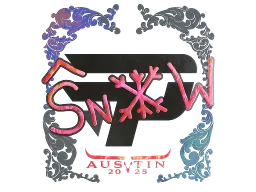 Sticker | snow (Holo) | Austin 2025