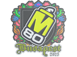 Sticker | M80 (Embroidered) | Budapest 2025