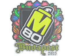 Sticker | M80 (Embroidered) | Budapest 2025
