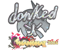 Sticker | donk (Glitter) | Shanghai 2024