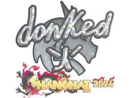 Sticker | donk (Glitter) | Shanghai 2024