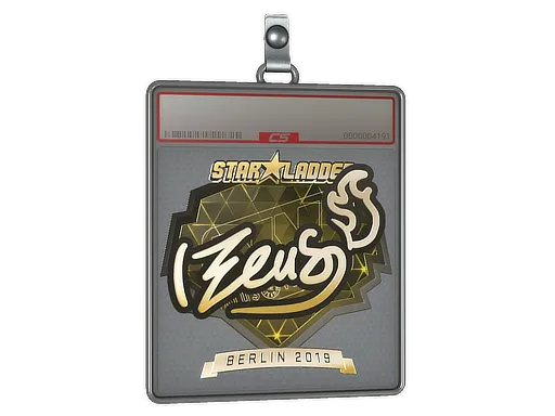 Sticker Slab | Zeus (Gold) | Berlin 2019