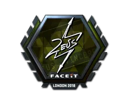 Sticker | Zeus (Foil) | London 2018
