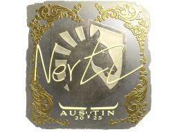 Sticker | NertZ (Gold) | Austin 2025