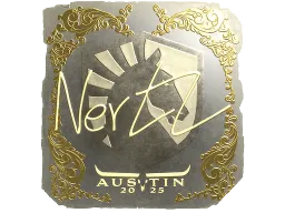 Sticker | NertZ (Gold) | Austin 2025