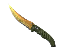 ★ StatTrak™ Flip Knife | Lore (Well-Worn)