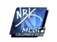 Sticker | NBK- | MLG Columbus 2016 CS2 skin