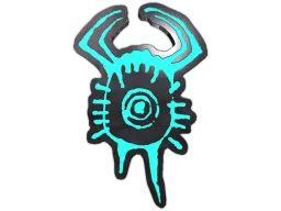 Headcrab Glyph Pin CS2 skin