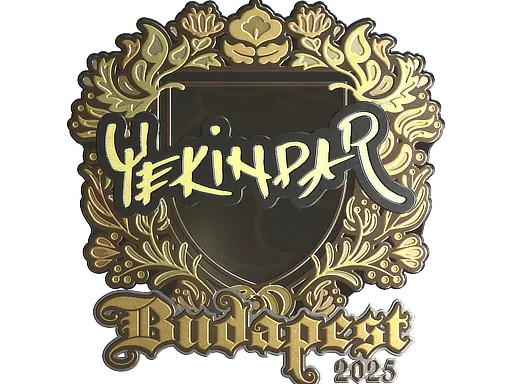 Sticker | YEKINDAR (Gold) | Budapest 2025