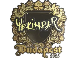 Sticker | YEKINDAR (Gold) | Budapest 2025