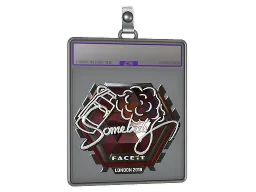Sticker Slab | somebody (Foil) | London 2018