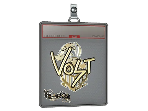 Sticker Slab | volt (Gold) | Paris 2023