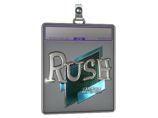 Sticker Slab | RUSH (Foil) | Boston 2018
