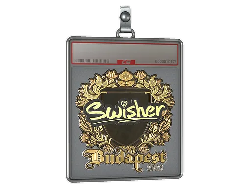 Sticker Slab | Swisher (Gold) | Budapest 2025