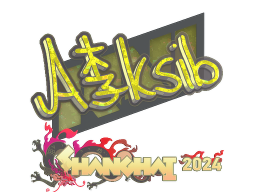 Sticker | Aleksib (Glitter) | Shanghai 2024