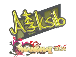 Sticker | Aleksib (Glitter) | Shanghai 2024