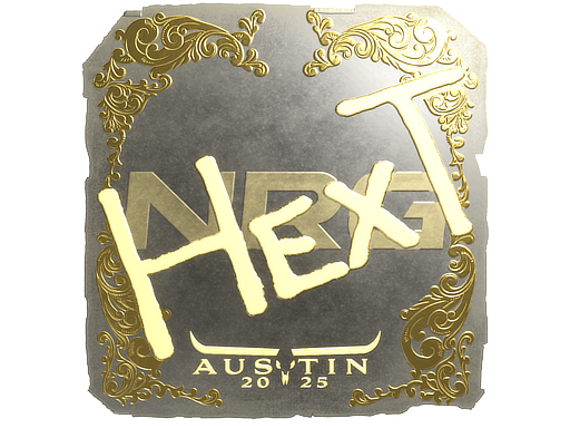 Sticker | HexT (Gold) | Austin 2025