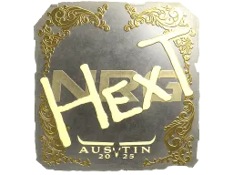 Sticker | HexT (Gold) | Austin 2025