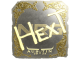 Sticker | HexT (Gold) | Austin 2025