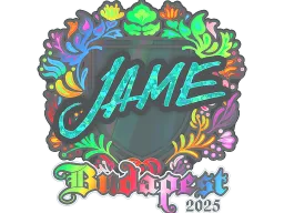 Sticker | Jame (Holo) | Budapest 2025