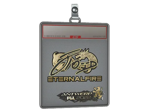 Sticker Slab | xfl0ud (Gold) | Antwerp 2022