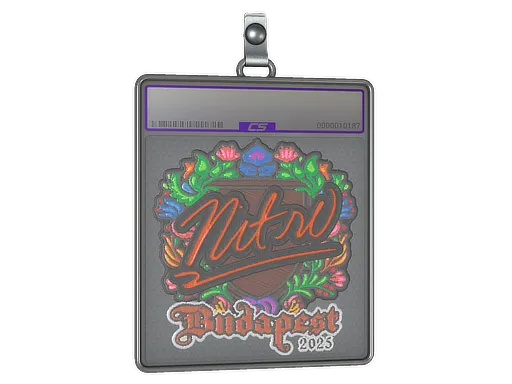 Sticker Slab | nitr0 (Embroidered) | Budapest 2025