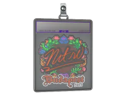 Sticker Slab | nitr0 (Embroidered) | Budapest 2025
