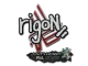 Sticker | rigoN | Antwerp 2022 CS2 skin