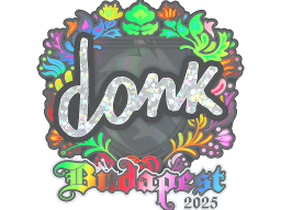 Sticker | donk (Holo) | Budapest 2025