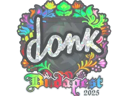 Sticker | donk (Holo) | Budapest 2025