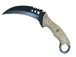 ★ StatTrak™ Talon Knife | Blue Steel (Well-Worn)