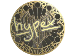 Sticker | hypex (Gold) | Cologne 2026