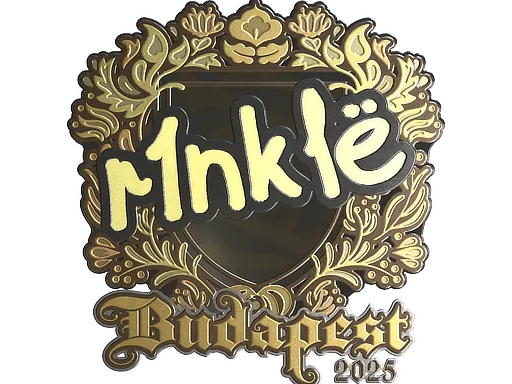 Sticker | r1nkle (Gold) | Budapest 2025