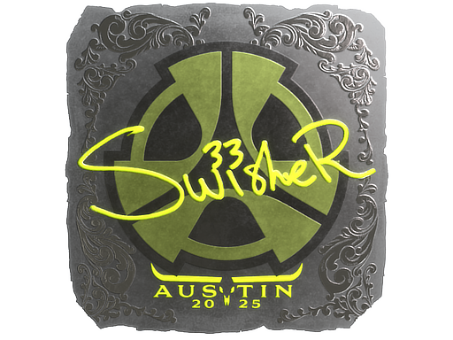 Sticker | Swisher (Foil) | Austin 2025